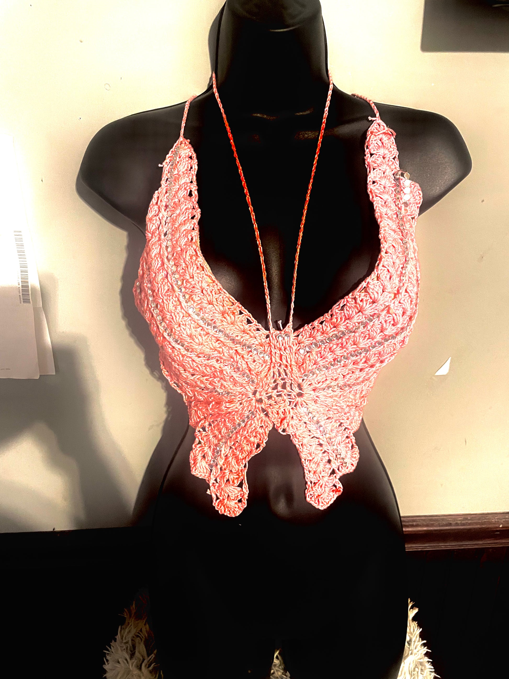 Butterfly Top Crochet Lingerie