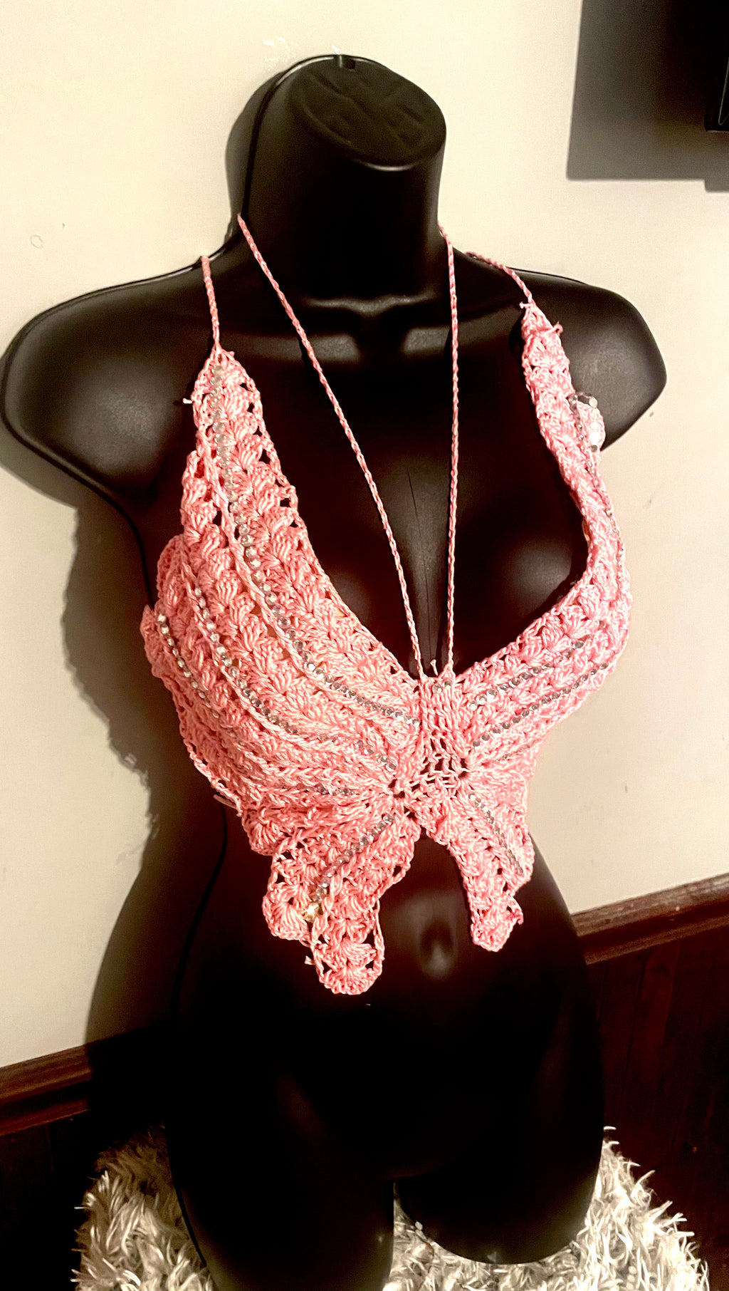 Butterfly Top Crochet Lingerie