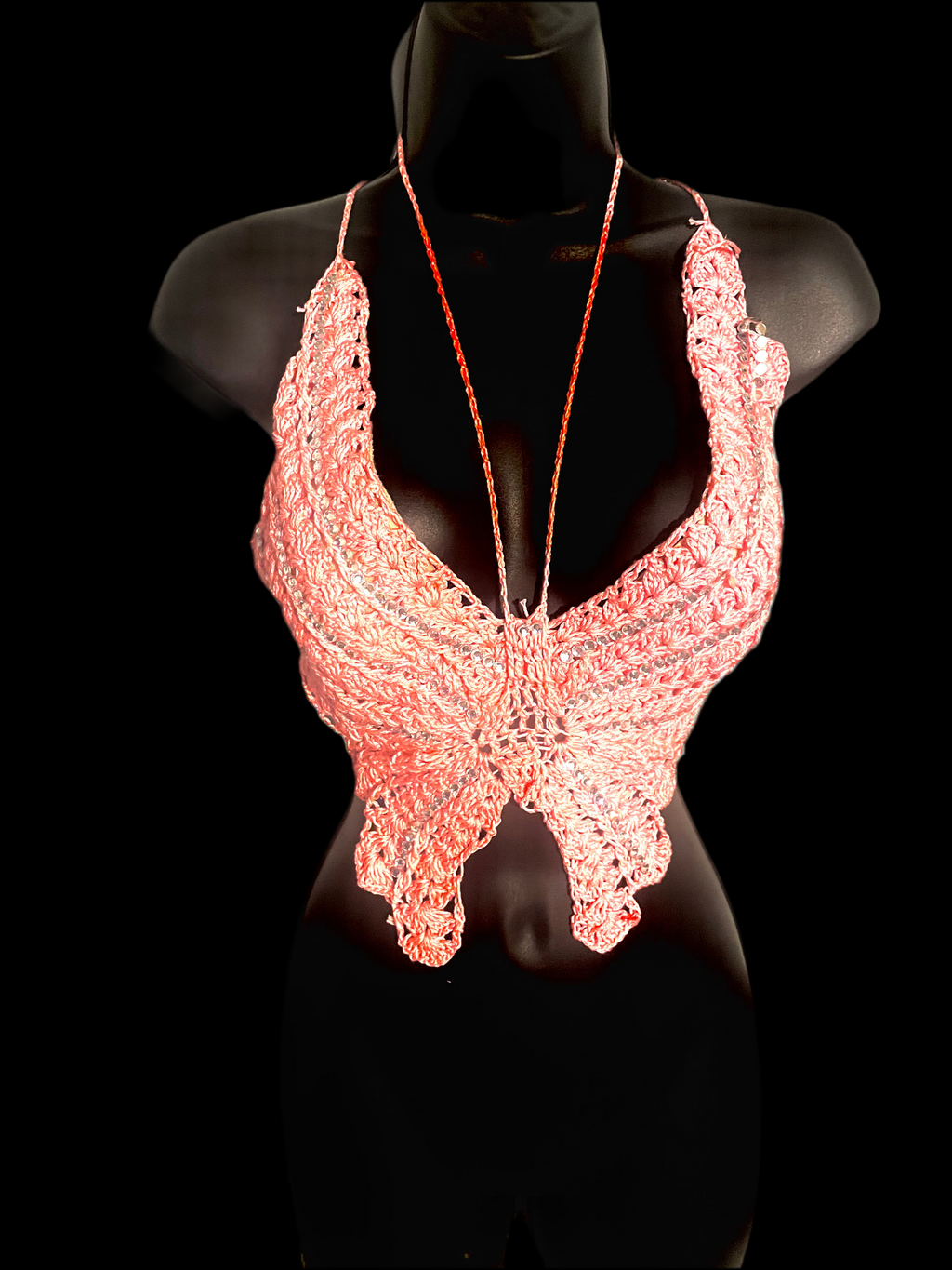 Butterfly Top Crochet Lingerie