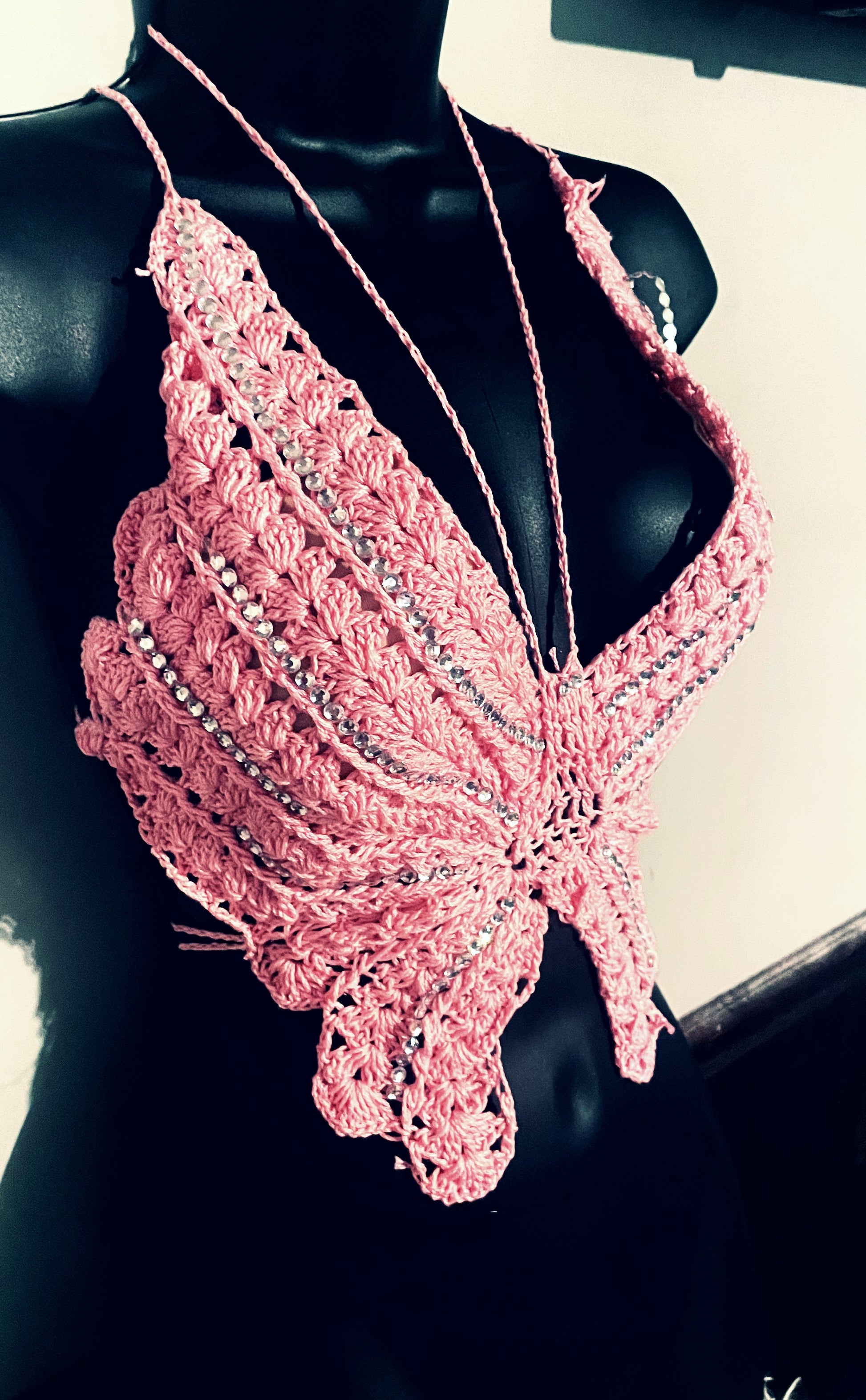 Butterfly Top Crochet Lingerie