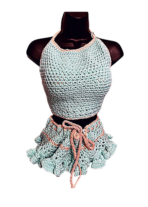 Beach Beauty skirt bathing suit cover