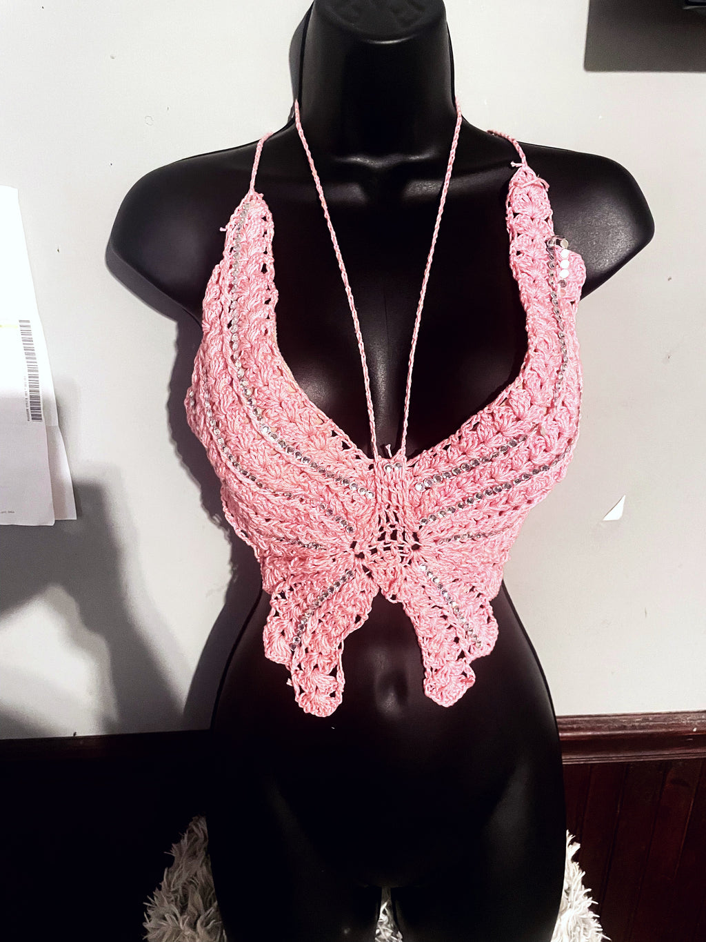 Butterfly Top Crochet Lingerie