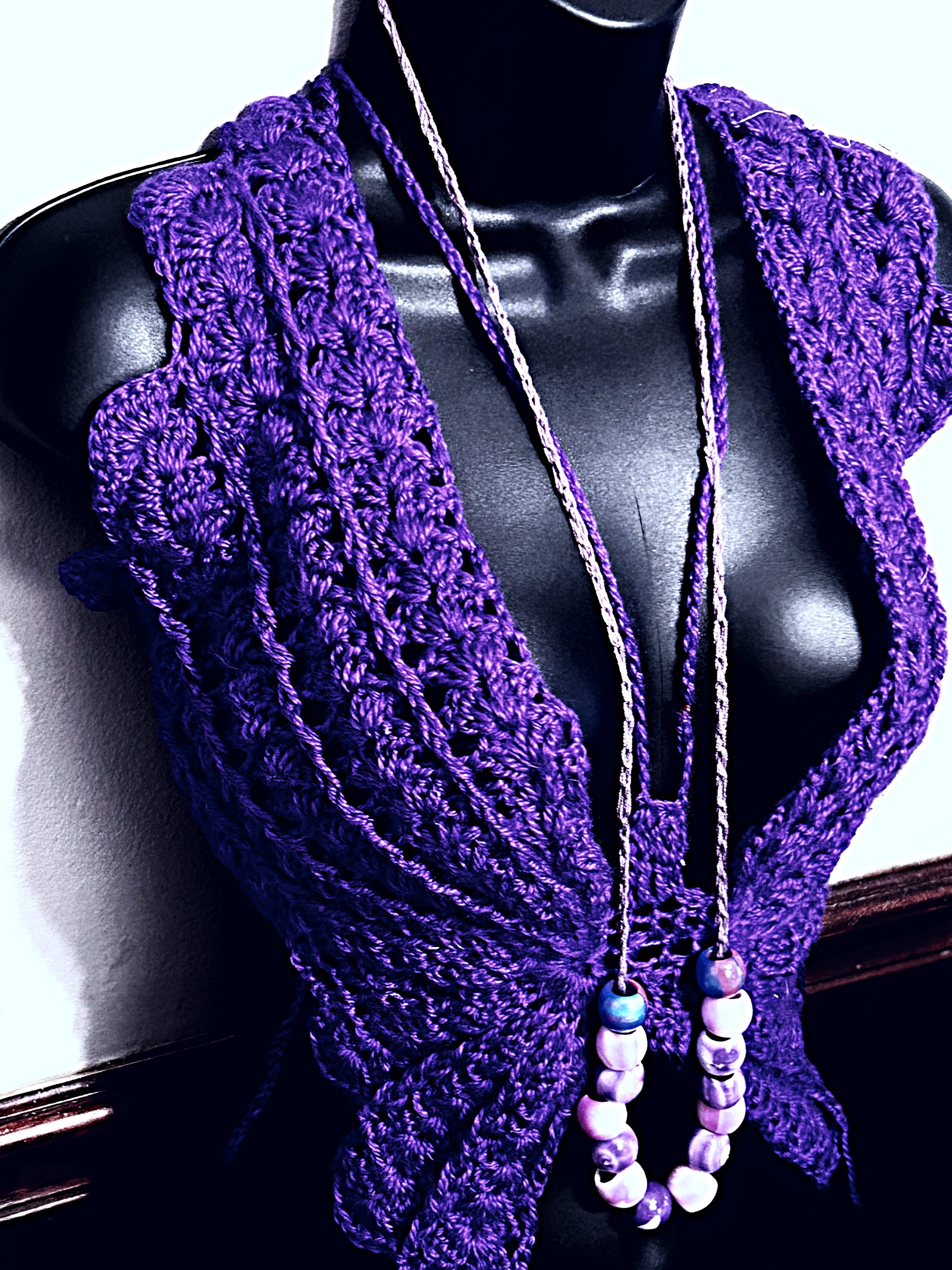 Butterfly crochet top